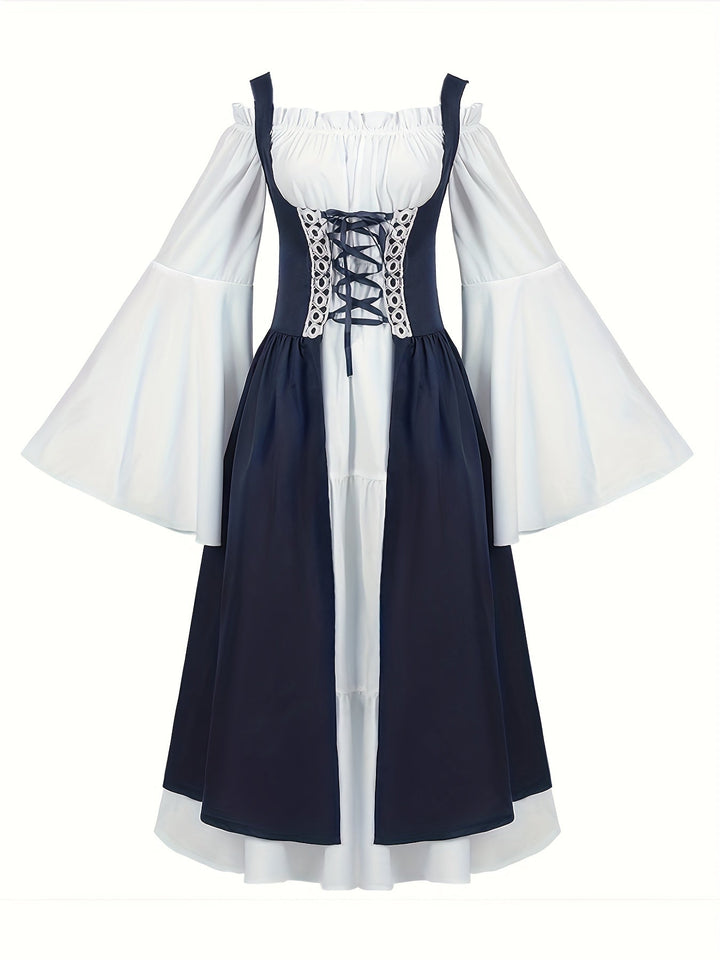 Levoire | Robe corset classique pour femme Bleu marine