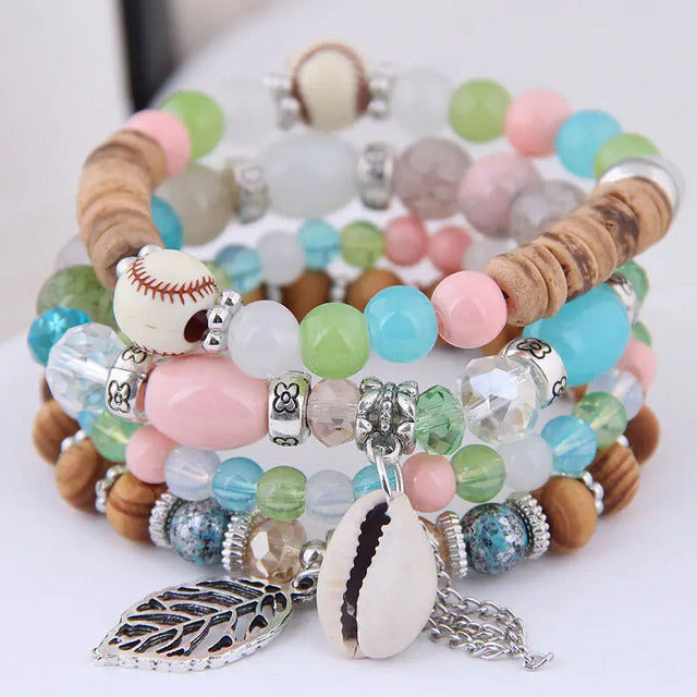 Levoire | Bracelet Coquillage Bleu