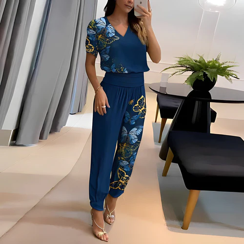 Levoire | Blouse et pantalon Bleu
