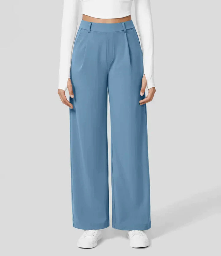 Levoire | Pantalon Palazzo Évasé Taille Haute Pour Femmes