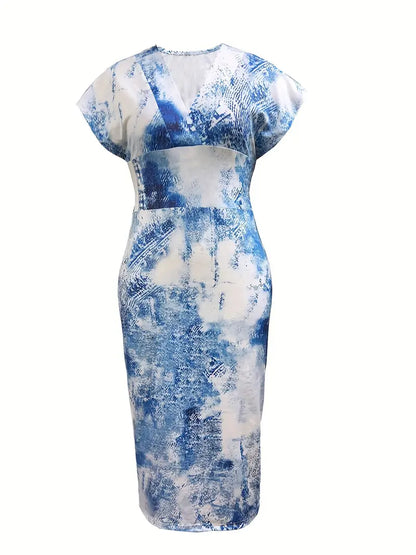 Levoire | Robe Décontractée, À Manches Courtes, Ajustée