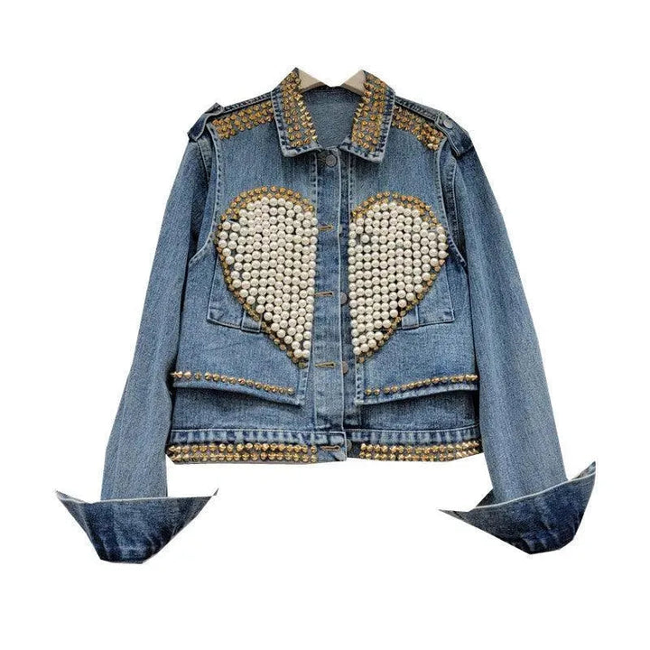 Levoire | Giaccha short en jean à pois