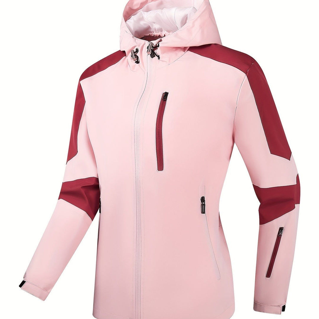 Levoire | Linde Veste De Sport Pour Femmes Avec Capuche, De La Bonne Couleur Et Avec Des Poches Zippées La couleur de Rosan