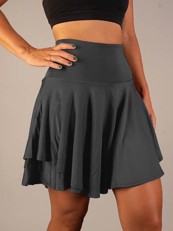 Levoire | Jupe de loisirs fluide Gris