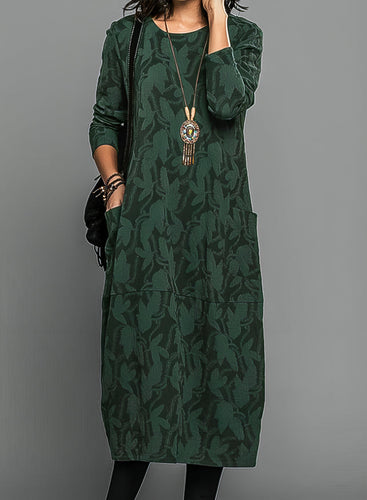Levoire | Robe longue à manches imprimées