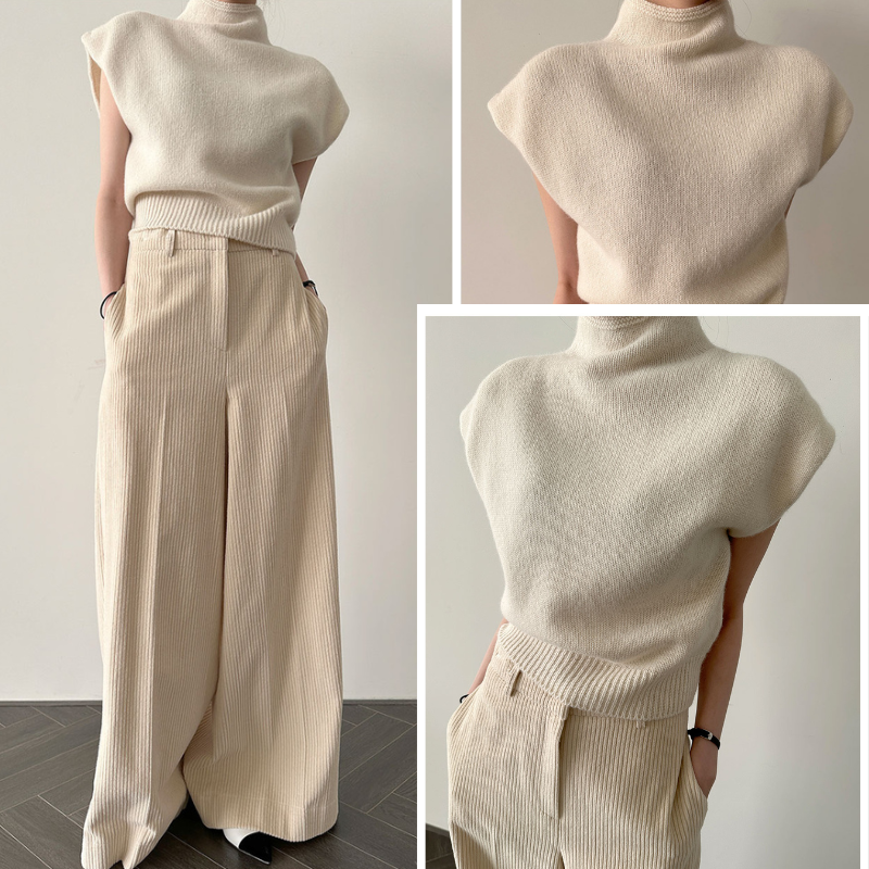 Levoire | Pull En Tricot Élégant Sans Manches