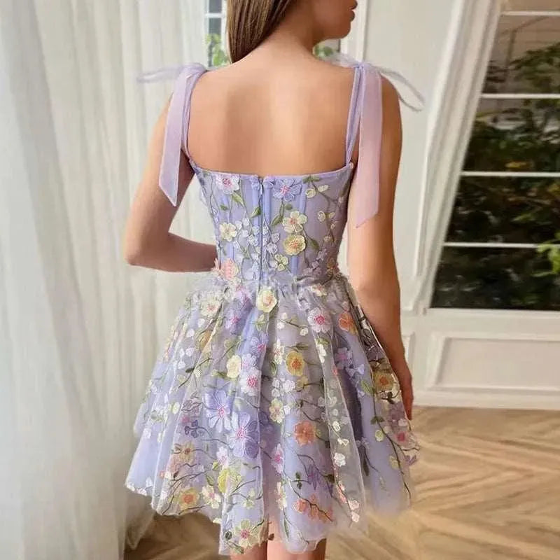 Levoire | Robe à fleurs 3D