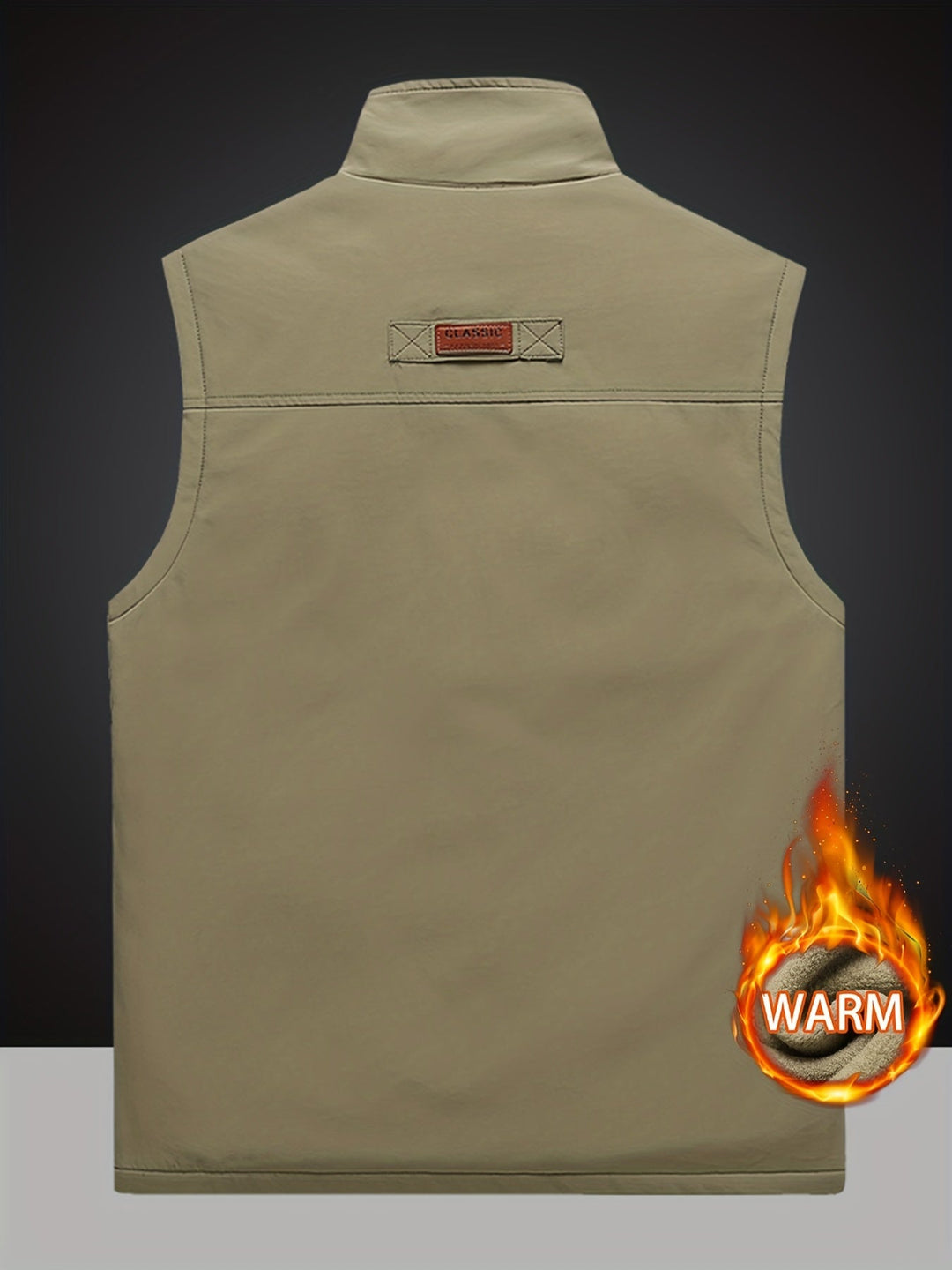 Levoire | Gilet En Polaire Chaud Avec Col Montant
