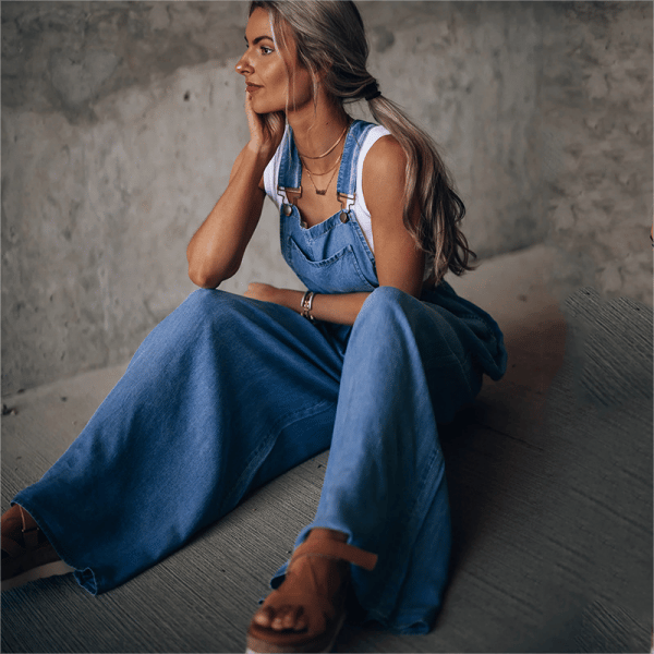 Levoire | Salopette En Denim Pour Femmes