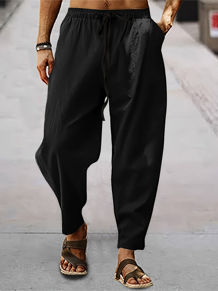 Levoire | Pantalon Harem Pour Homme Non Agencé Noir