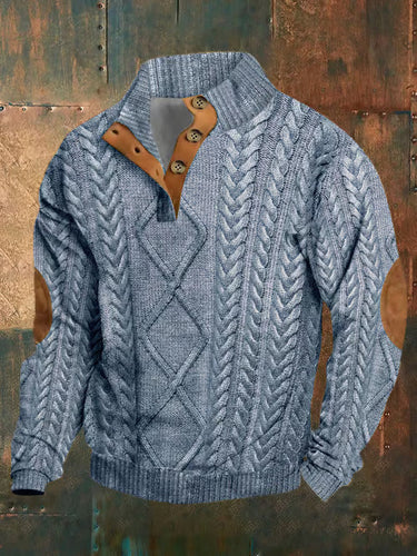 Levoire | Sweatshirt Western Rétro Avec Col Montant