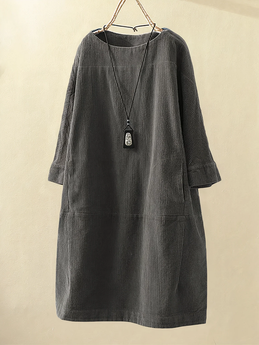 Levoire | Robe en cordelettes Gris