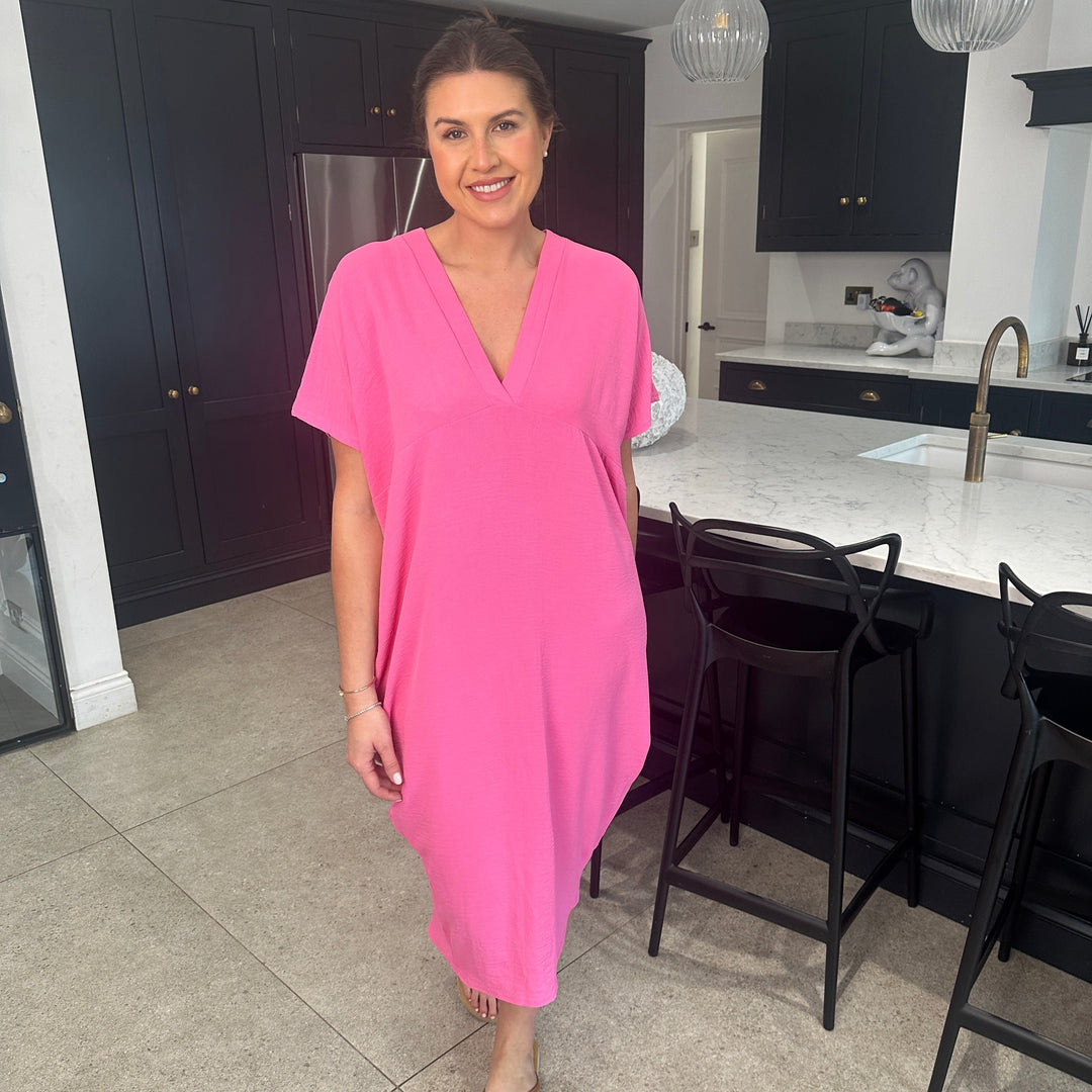 Levoire | Robe Midi Avec Décolleté En V