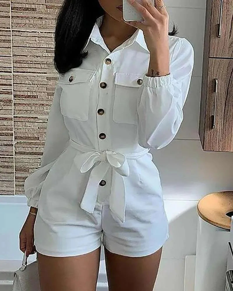 Levoire | Rento combinaison en tissu blanc Blanc Q1 pc
