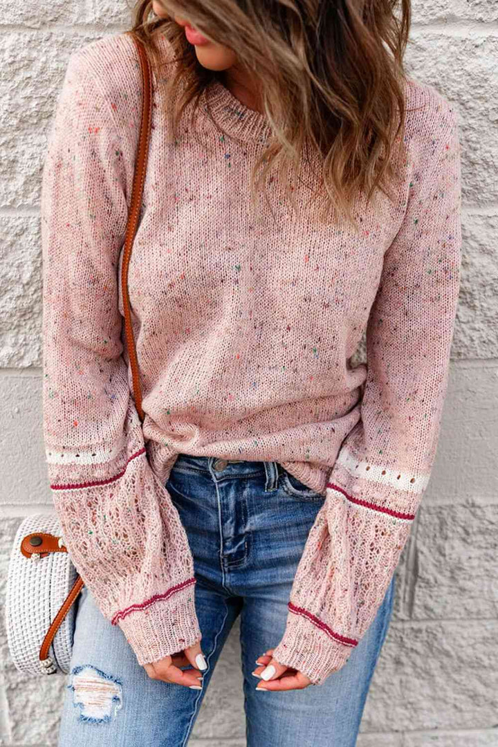Levoire | Pull D’Hiver À Rayures Subtiles