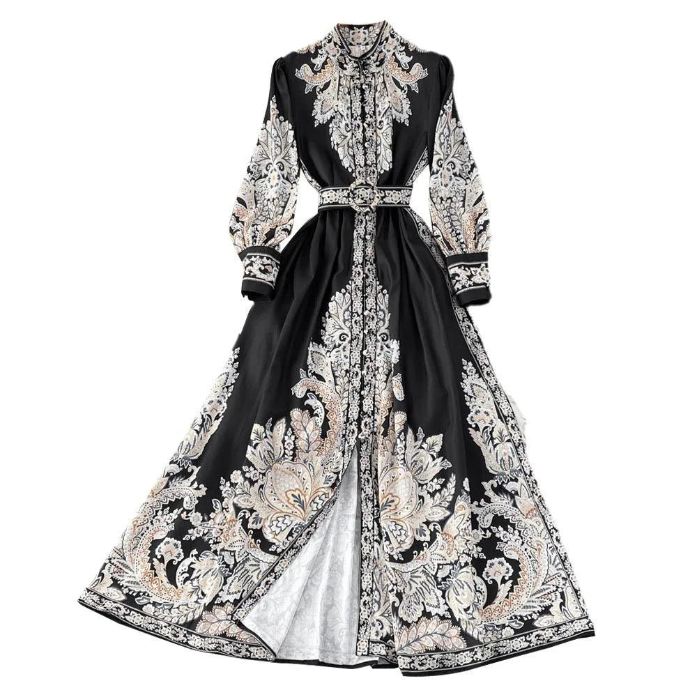 Levoire | Robe à volants avec manches bouffantes C