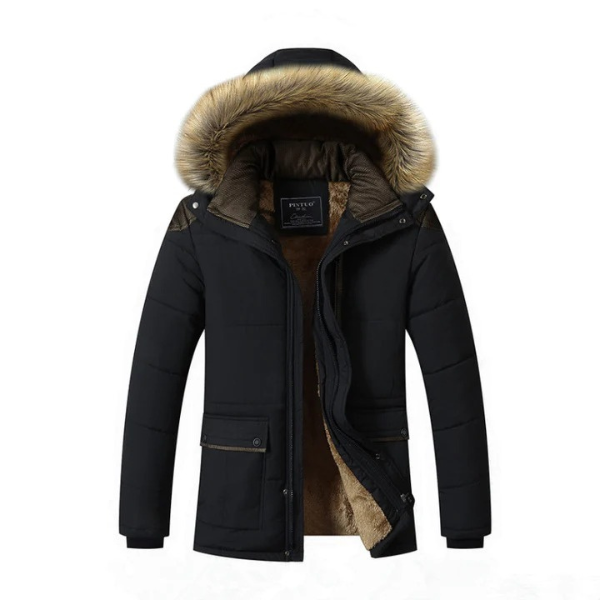 Levoire | Manteau d'Hiver Élégant Noir
