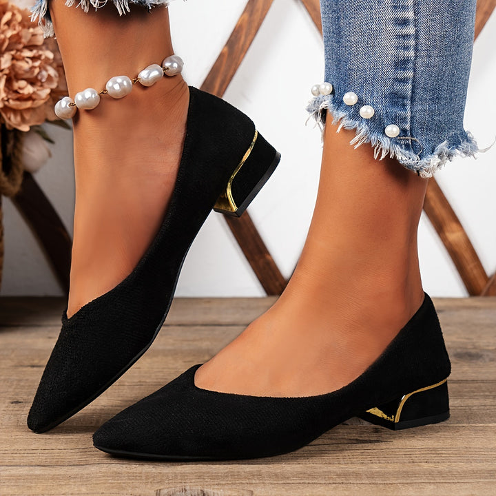 Levoire | Belles Chaussures À Talons Chunky Noires Noir