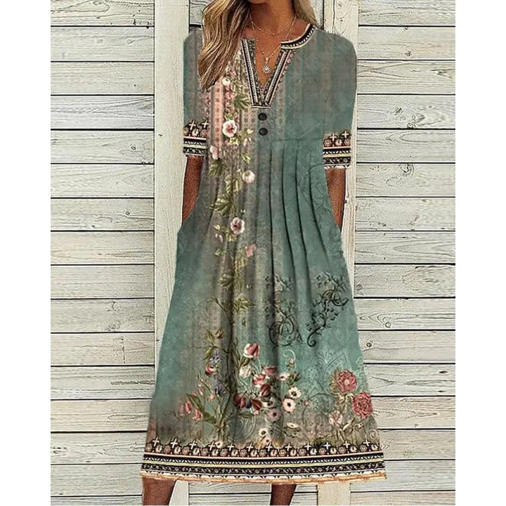 Levoire | Robe mince et élégante Vert