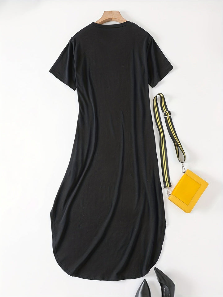 Levoire | Robe décontractée à encolure ronde pour femme