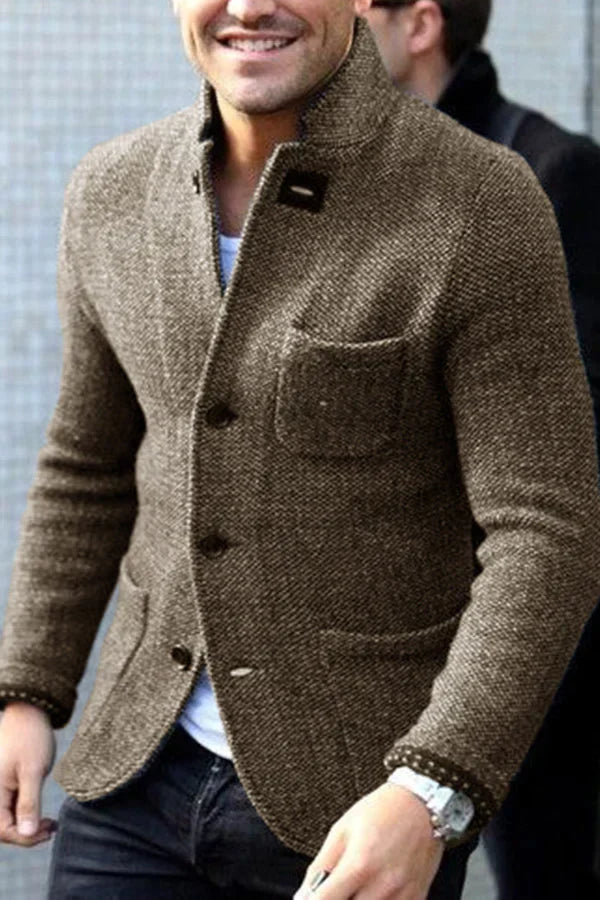 Levoire | Veste En Tricot Rétro Khaki