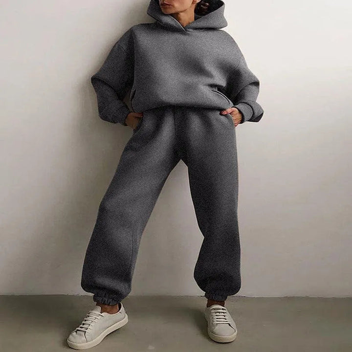 Levoire | Sweatshirt Robe Deux Pièces Gris foncé