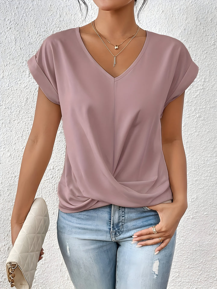 Levoire | Lssiges Tshirt Avec Décolleté Rosa