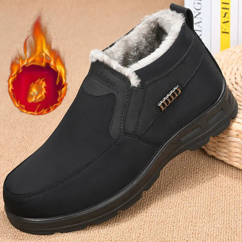Levoire | Bottes Orthopédiques Avec Doublure En Peluche Noir