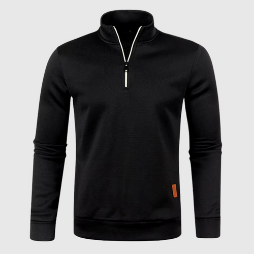 Levoire | Pullover En Laine Élégant Pour Homme Avec Fermeture Éclair