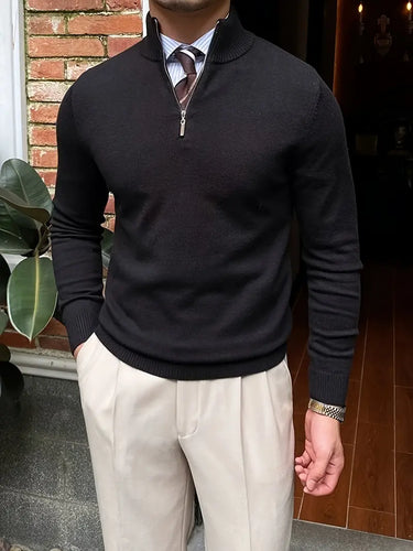 Levoire | Pull À Moitié Zippé