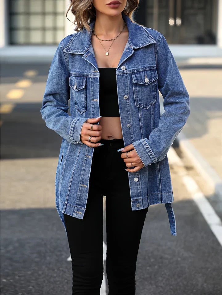 Levoire | Manteau Denim Femme avec Poches