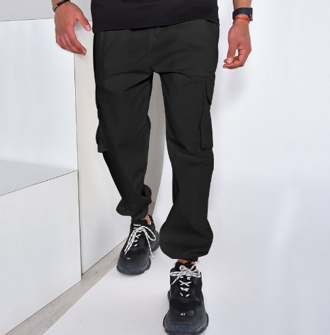 Levoire | Pantalon Cargo Tendance Et Confortable Noir