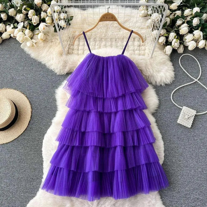 Levoire | Robe froncée avec un large froncé Lila Une taille