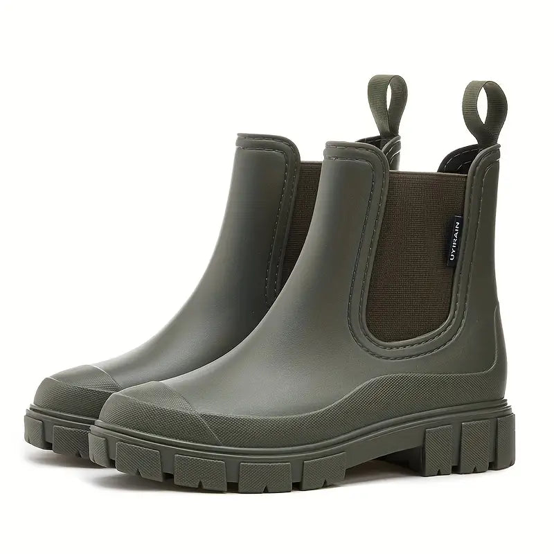 Levoire | Bottes En Caoutchouc Tendance Pour Femmes Vert