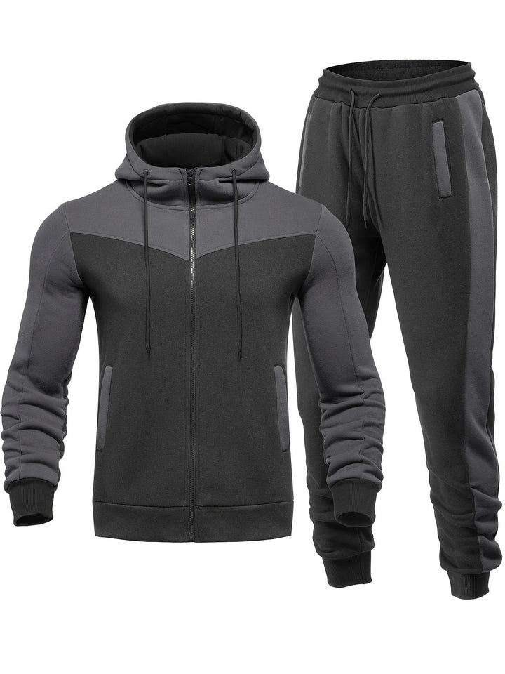 Levoire | Sweat À Capuche Et Pantalon Sport Gris foncé