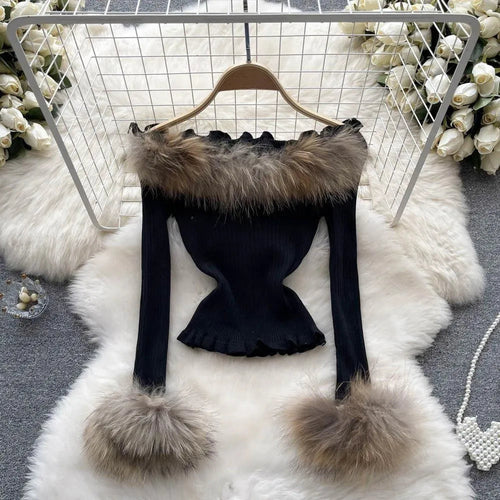 Levoire | Style tricot à une épaule Ins