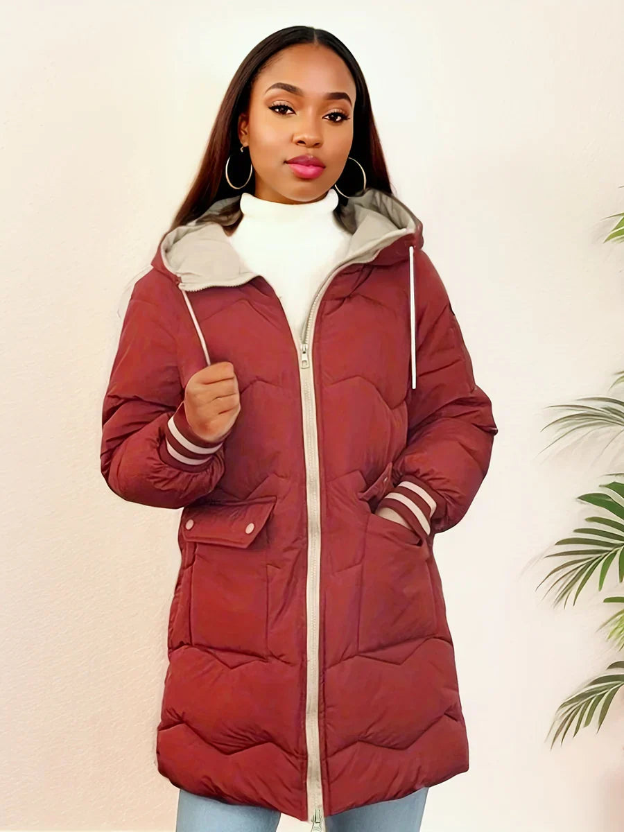 Levoire | Manteau Avec Capuche Et Fermeture Éclair Pour Femmes