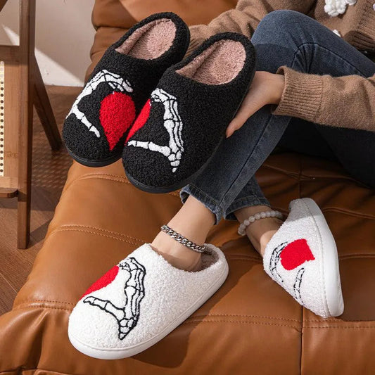 Levoire | Bottes intérieures en coton pour la maison Love Noir