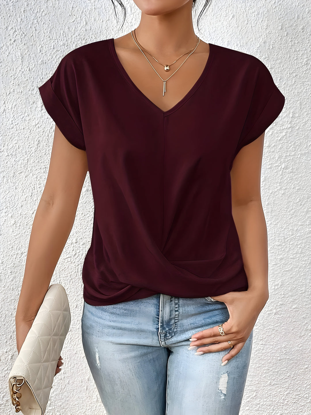 Levoire | Chemise À Col En V Pour Tenues Décontractées
