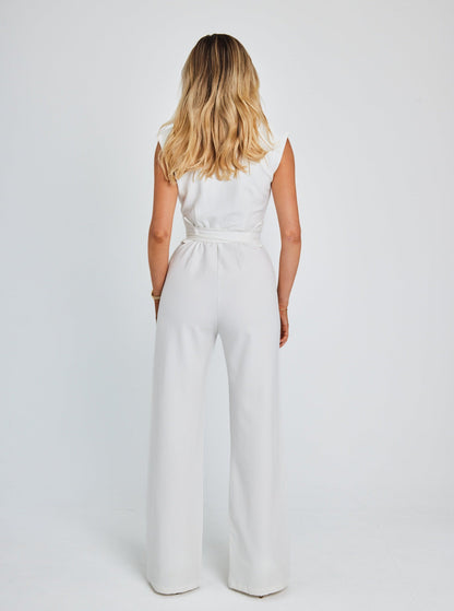 Levoire | Femmes Sans Manche Jumpsuit Jambe Amples