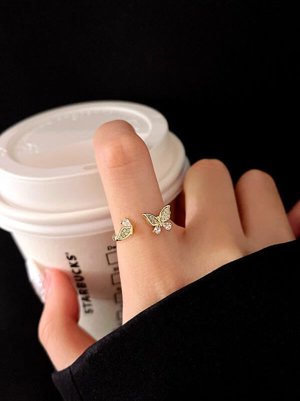 Levoire | Bague Papillon Zircon