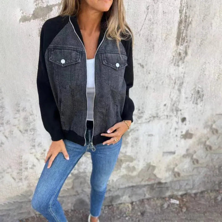 Levoire | Veste de randonnée avec zip et capuche Noir