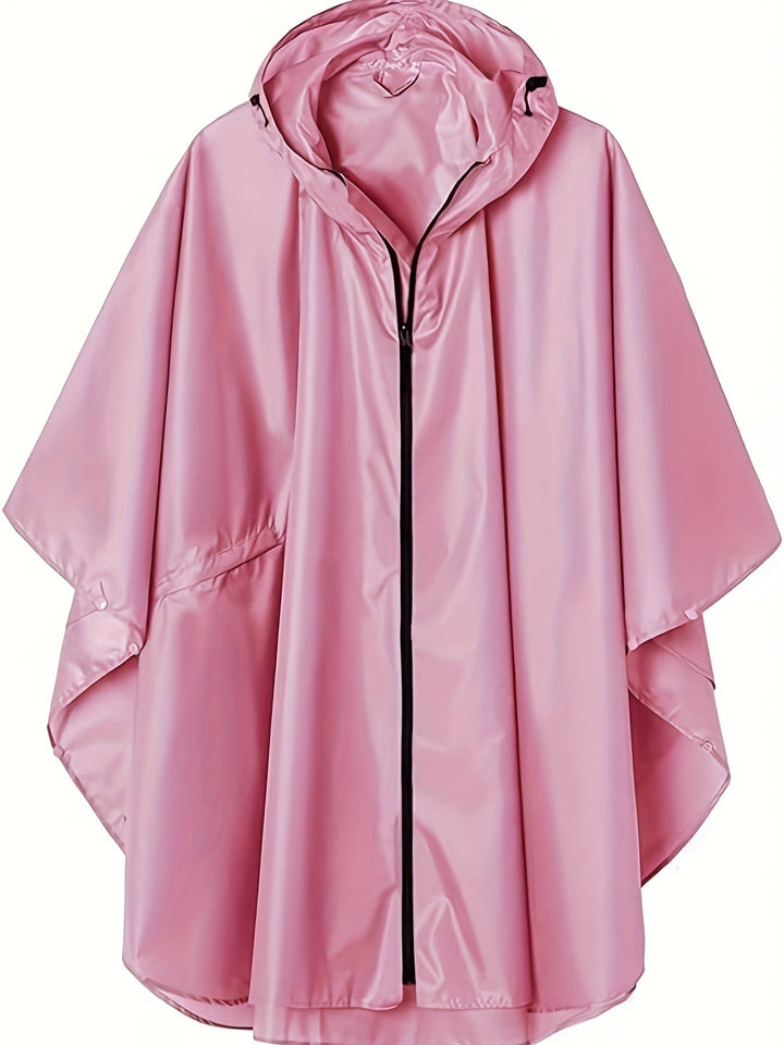 Levoire | Imperméable Femme À Capuche Et Poches pêche Une taille