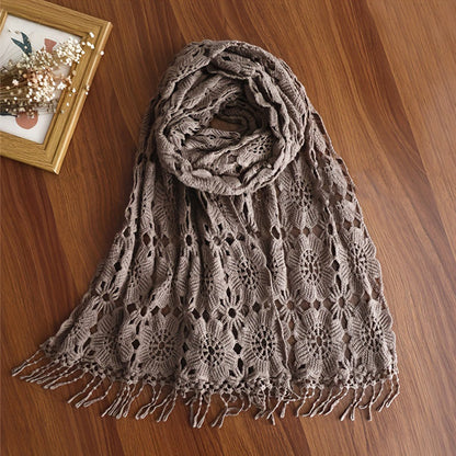 Levoire | Foulard Creux Floral Café