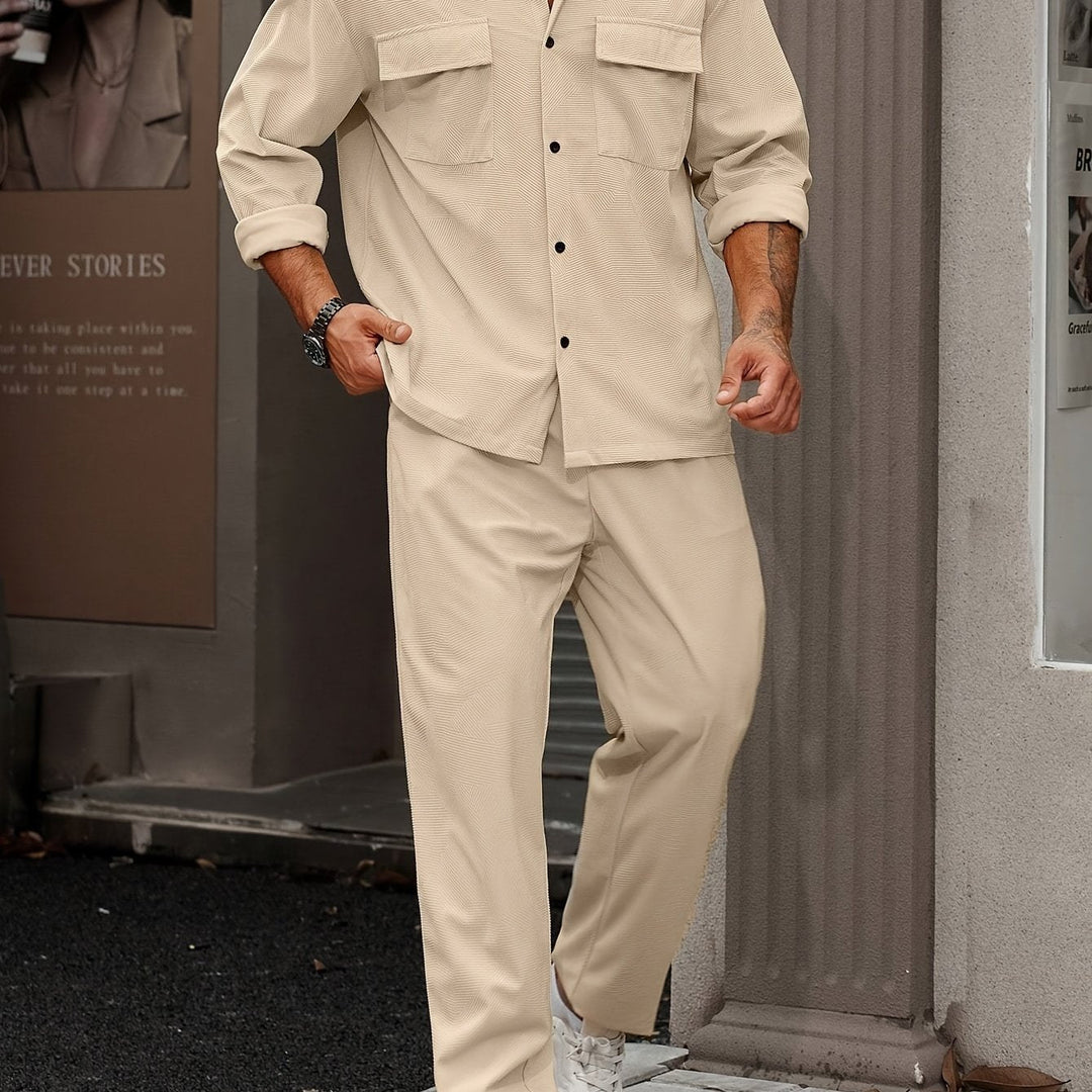 Levoire | Rennokka Accessoires D'Été Pour Hommes, Avec Une Chemise Inversée Et Un Pantalon
