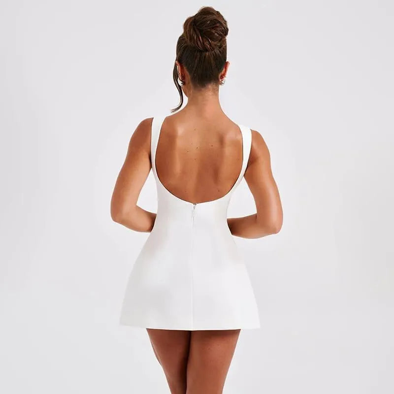 Levoire | Robe courte, sexy, moulante sans dos