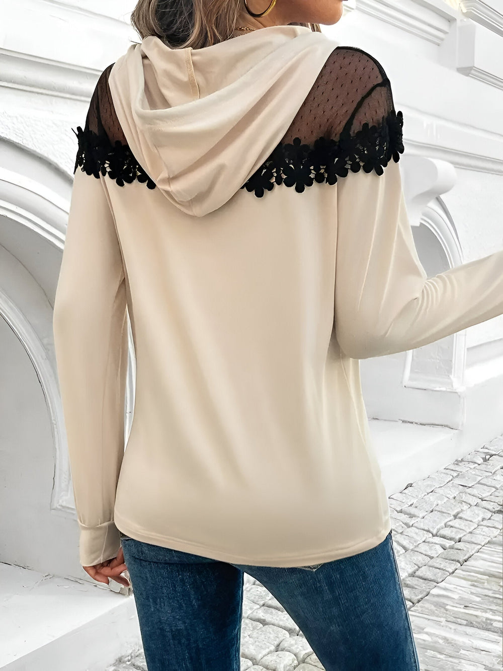 Levoire | Sweat À Capuche Élégant Conception Découpée