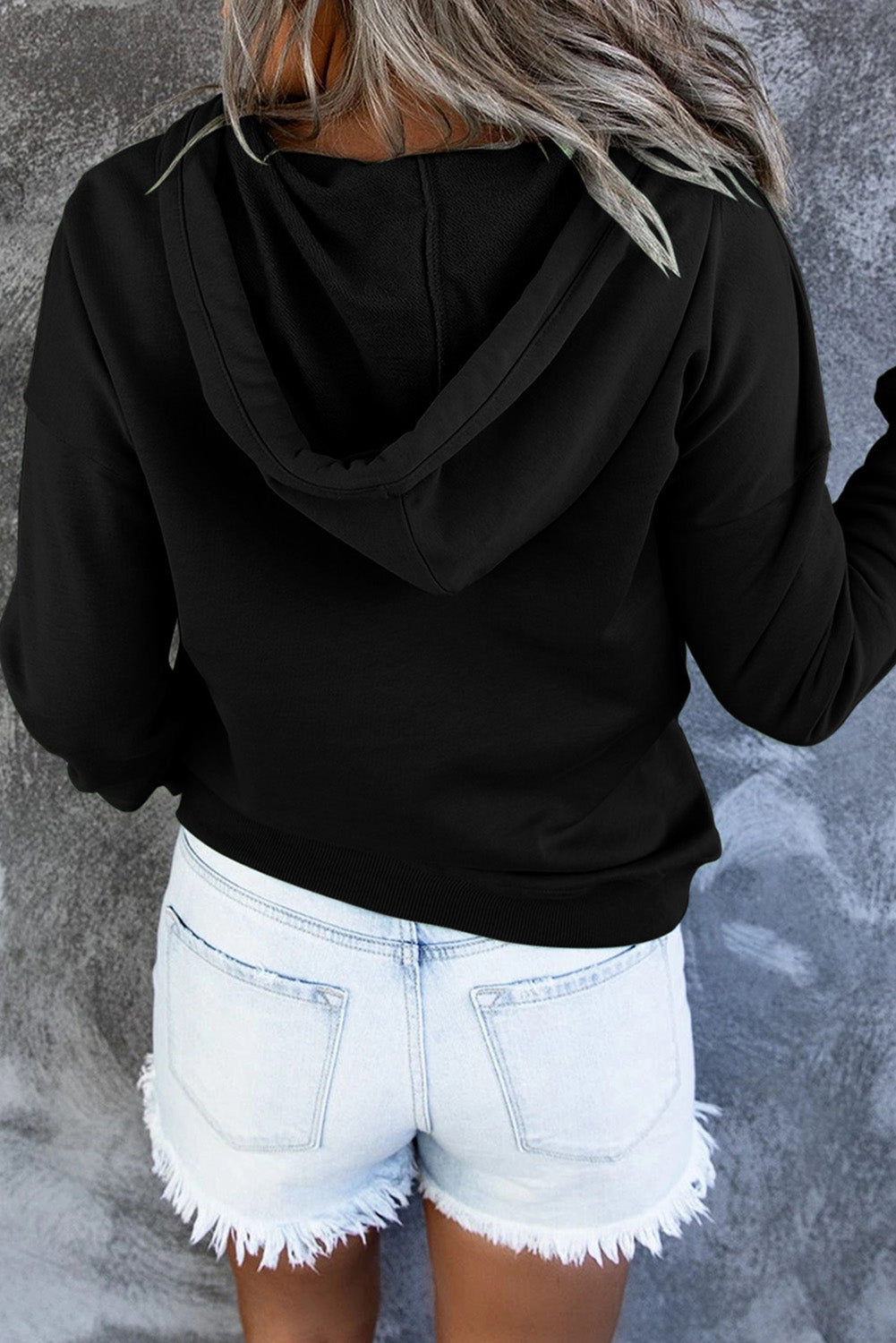 Levoire | Sweat À Capuche En Fleece Avec Détails En Bouton