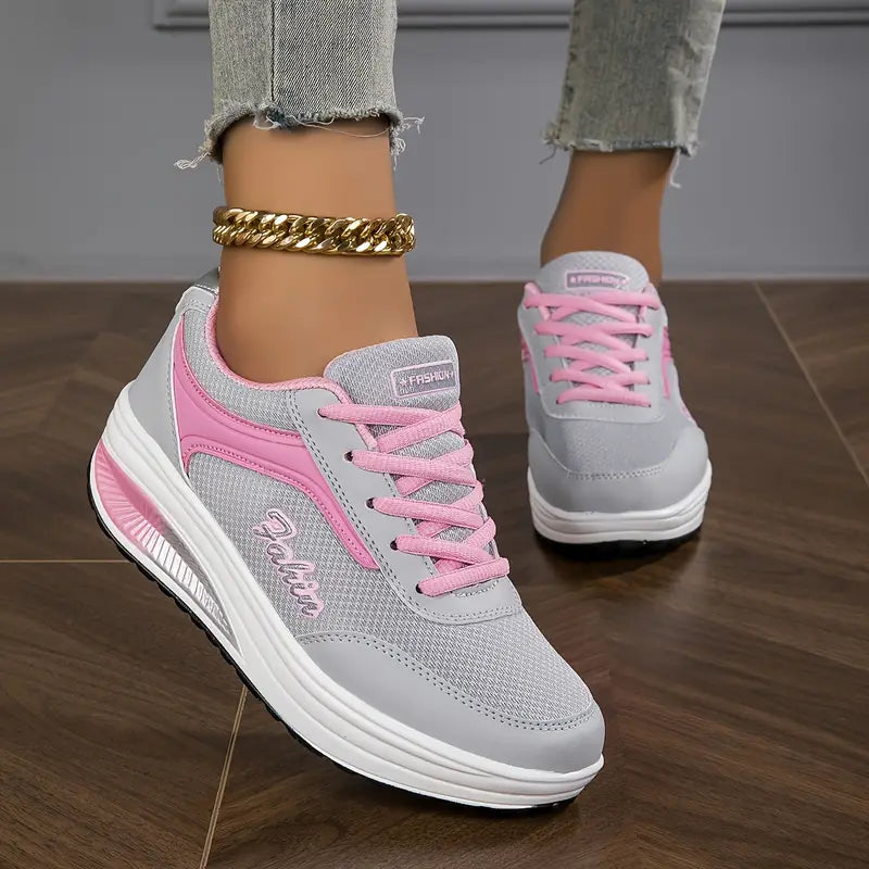 Levoire | Chaussures De Quotidien Enger Gris avec rose