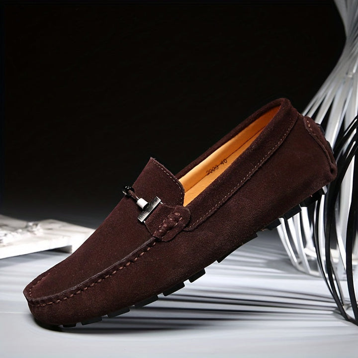Levoire | Chaussures À Glissière Suspendues Sans Lacets Couleur café